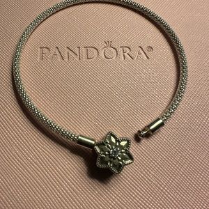 Preowned Pandora bracelet sterling silver